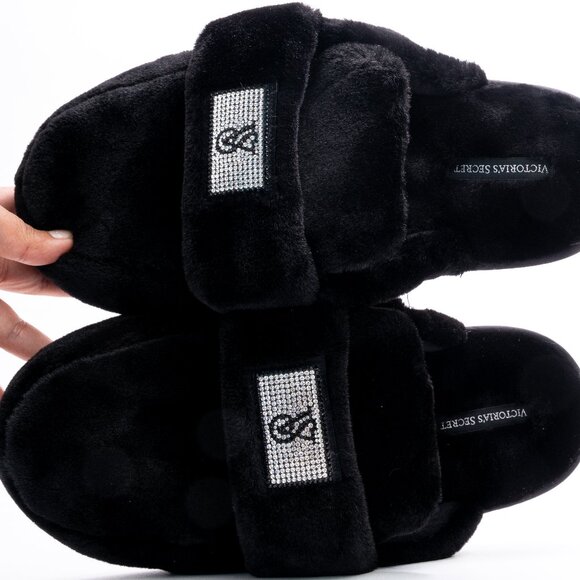 Victoria's Secret Women's Bling Strap Slippers Large - Picture 1 of 5